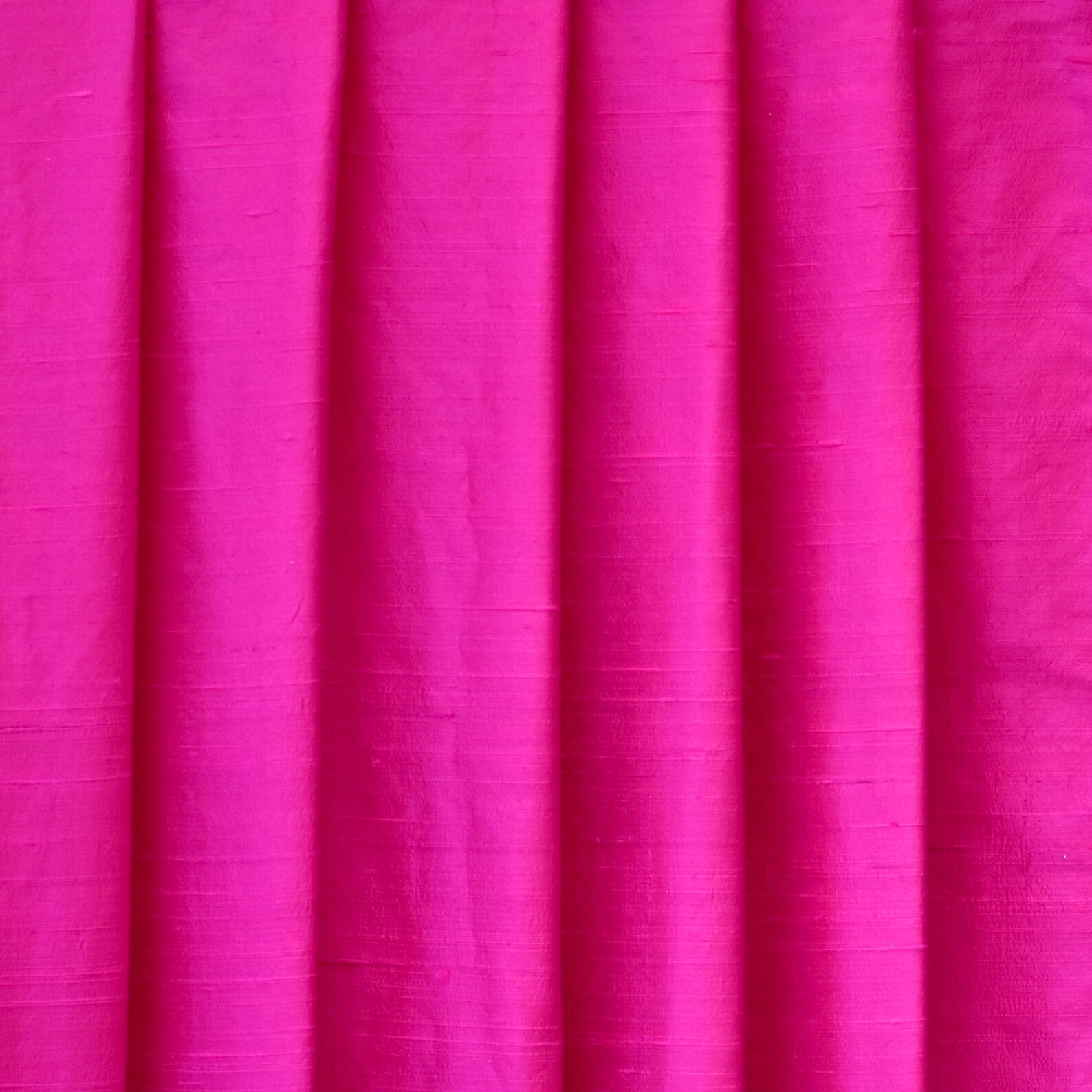 Fuchsia Pink Silk Fabric By The Yard Silk Fabric Silk Etsy
