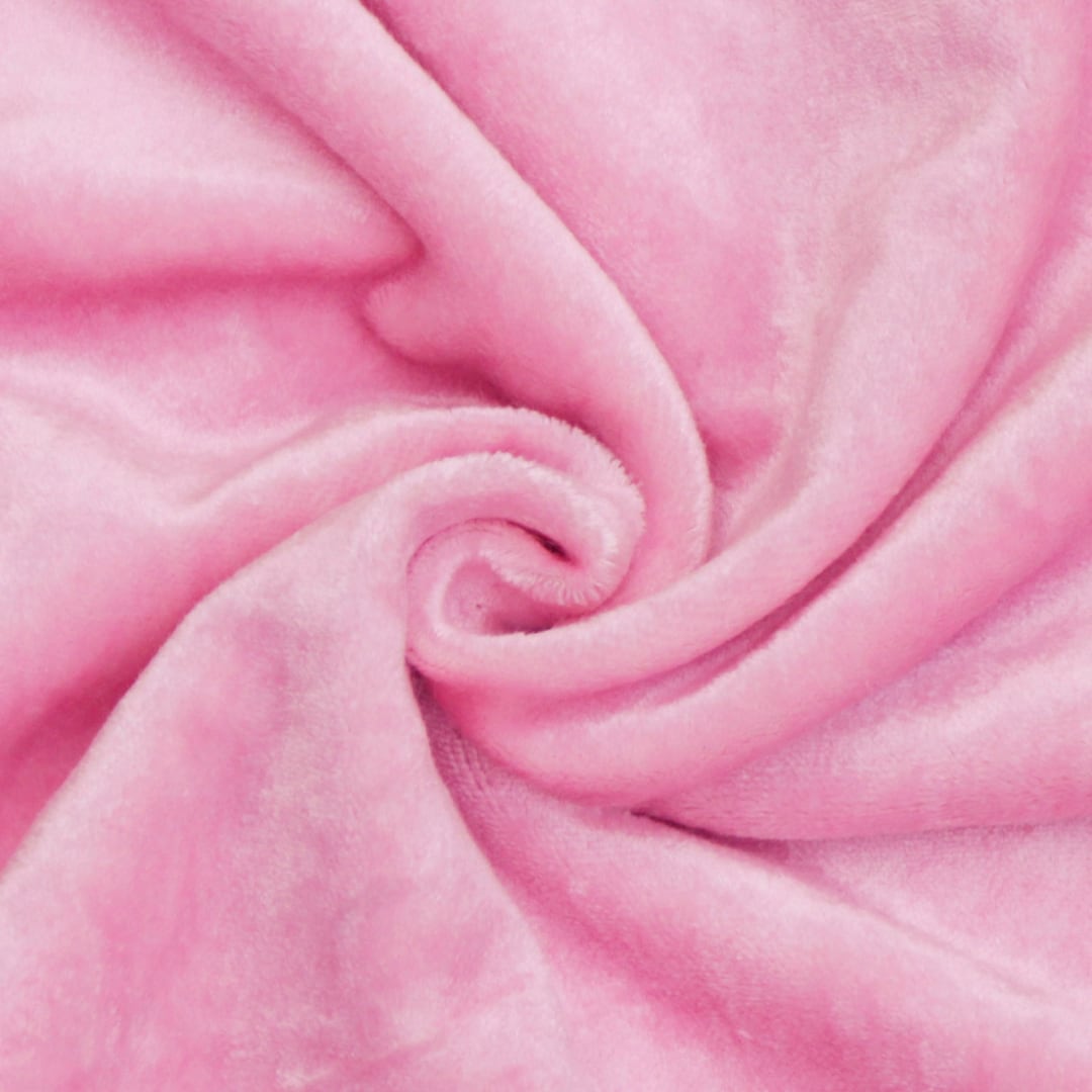 Light Pink Cotton Velvet by the Yard, 54 Inch Wide Velvet, Upholstery