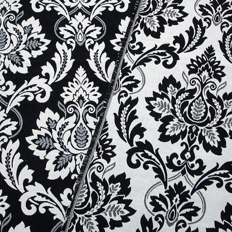 Exotic Damask Jacquard Weaved Fabric Etsy