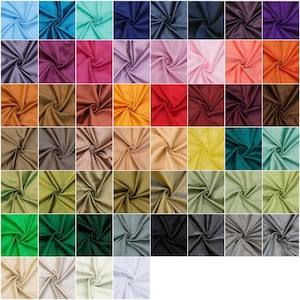 May include: A swatch card featuring 49 different colors of silk fabric. The fabric is arranged in a grid pattern, with each swatch showing the texture and color of the silk.