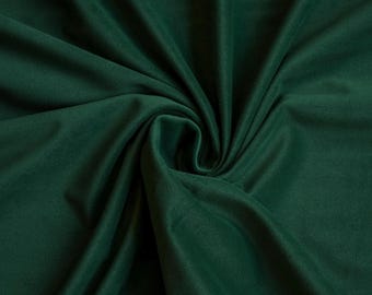 High Quality Plush Velvet Fabric By The Yard / Metre, 54" Velvet Fabric, Fashion Velvet, Curtain Upholstery Velvet- Dark Olive Green Velvet