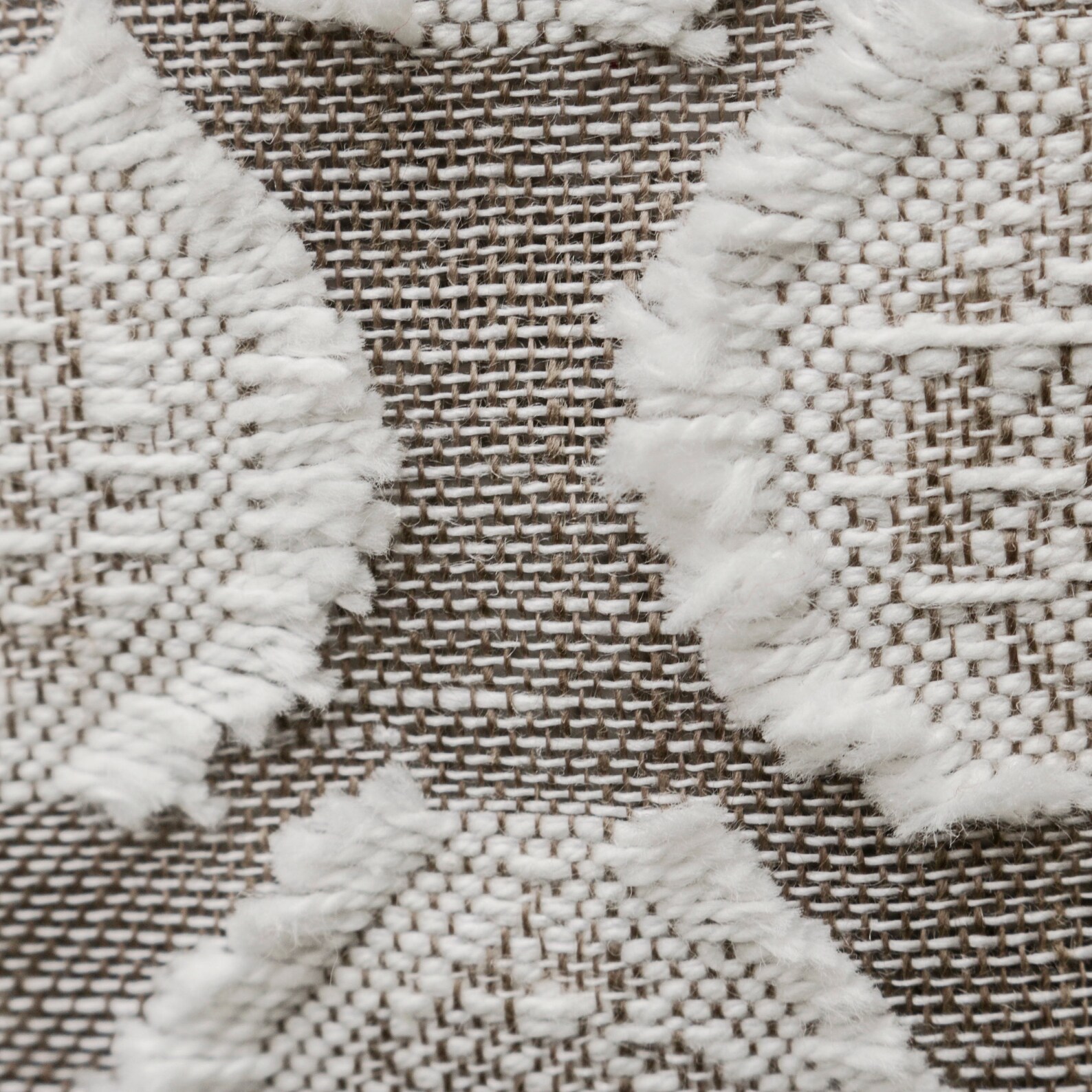 Circular Thread Embroidery Fabric by the Yardnatural Beige Etsy