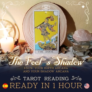 SAME HOUR, tarotlezen, geboortekaart + schaduwkaart, The Fool's Shadow, geboortearchetype, Mayor Arcana Spread, geen suikercoating