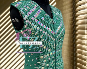 Western Custom Rodo Queeen, Showmanship, Horsemanship , Western Pleasure Show Vest For Riding