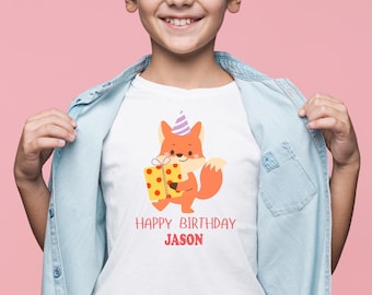 Personalized Birthday Shirt: Custom Name Party Tee - 1st to 5th Birthday