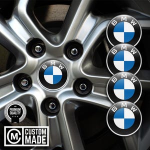 Set 4pcs M power performance 3D domed Wheel emblem silicone rim center caps logo decal stickers Self adhesive High quality epoxy resin