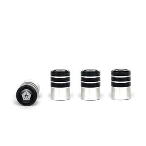 4 pcs Valve Caps Chrysler custom logo Universal Fit tires High Quality