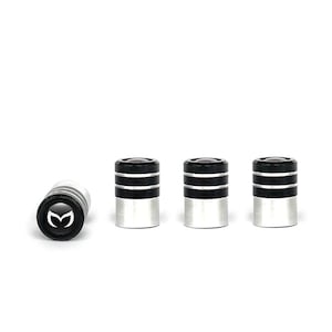 4 pcs Valve Caps Mazda custom logo Universal Fit tires High Quality