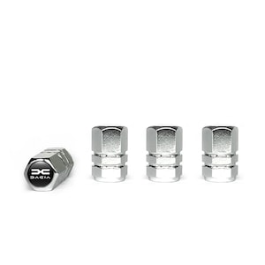 4 pcs Valve Caps Dacia custom logo Universal Fit tires High Quality