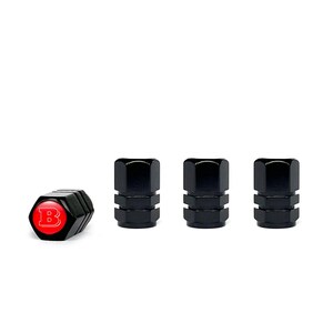 4 pcs Valve Caps Brabus custom logo Universal Fit tires High Quality