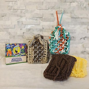 Crochet Soap Saver Pattern No.2: DE-CODED, beginner friendly, pdf download