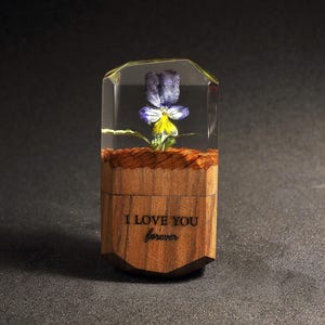 Customized Wooden Proposal Ring Box – Personalized Engagement Box – Romantic Ring Bearer Gift – Handmade Wedding Keepsake