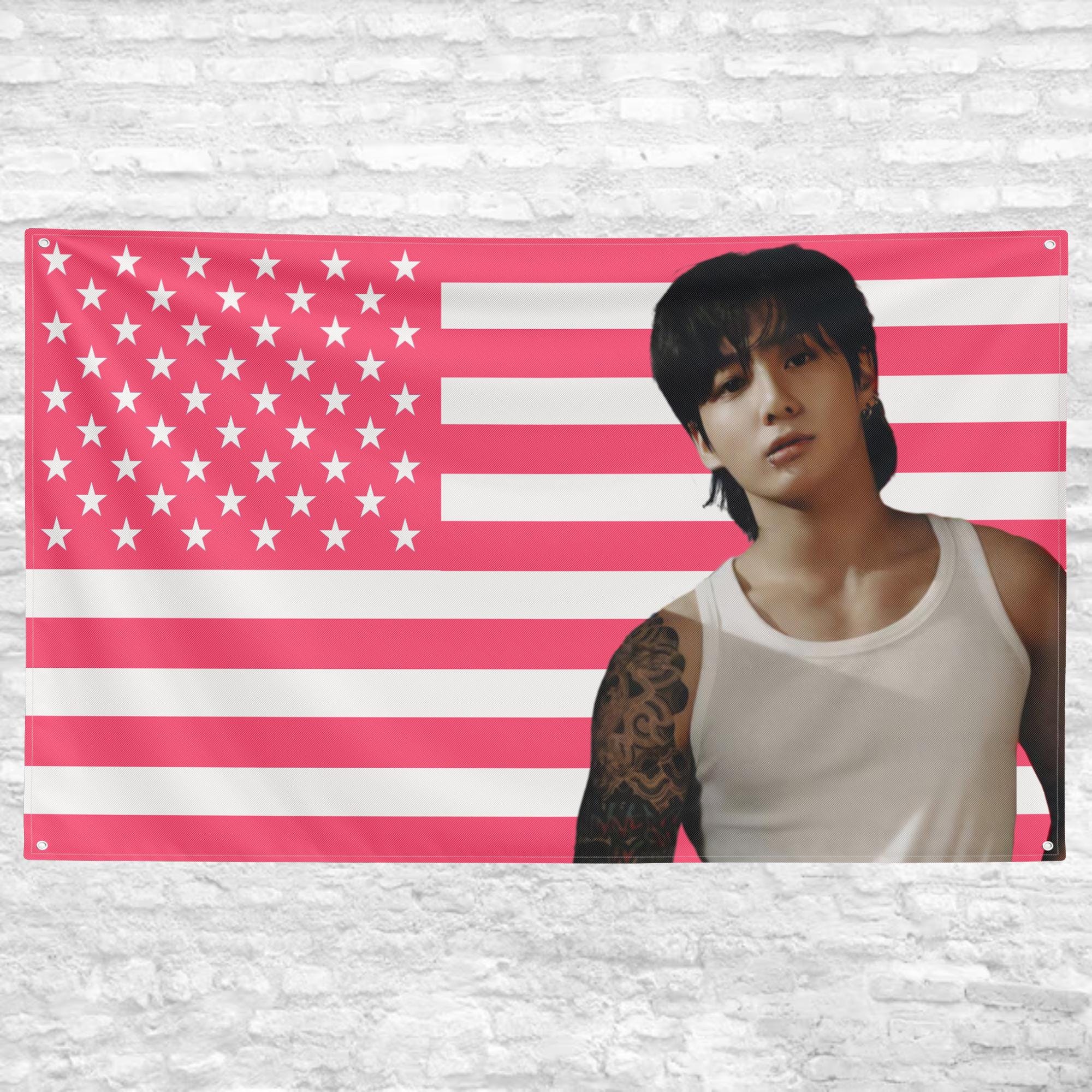 K-POP・アジア BTS MAGIC SHOP IMAGE FLAG JUNGKOOK BTS JUNG KOOK MAGIC SHOP IMAGE FLAG FAN MEETING Official