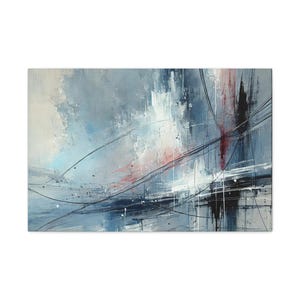 Abstract Wall Art Canvas, Modern Home Decor for Living Room, Bedroom, Stylish Gallery Framed Art