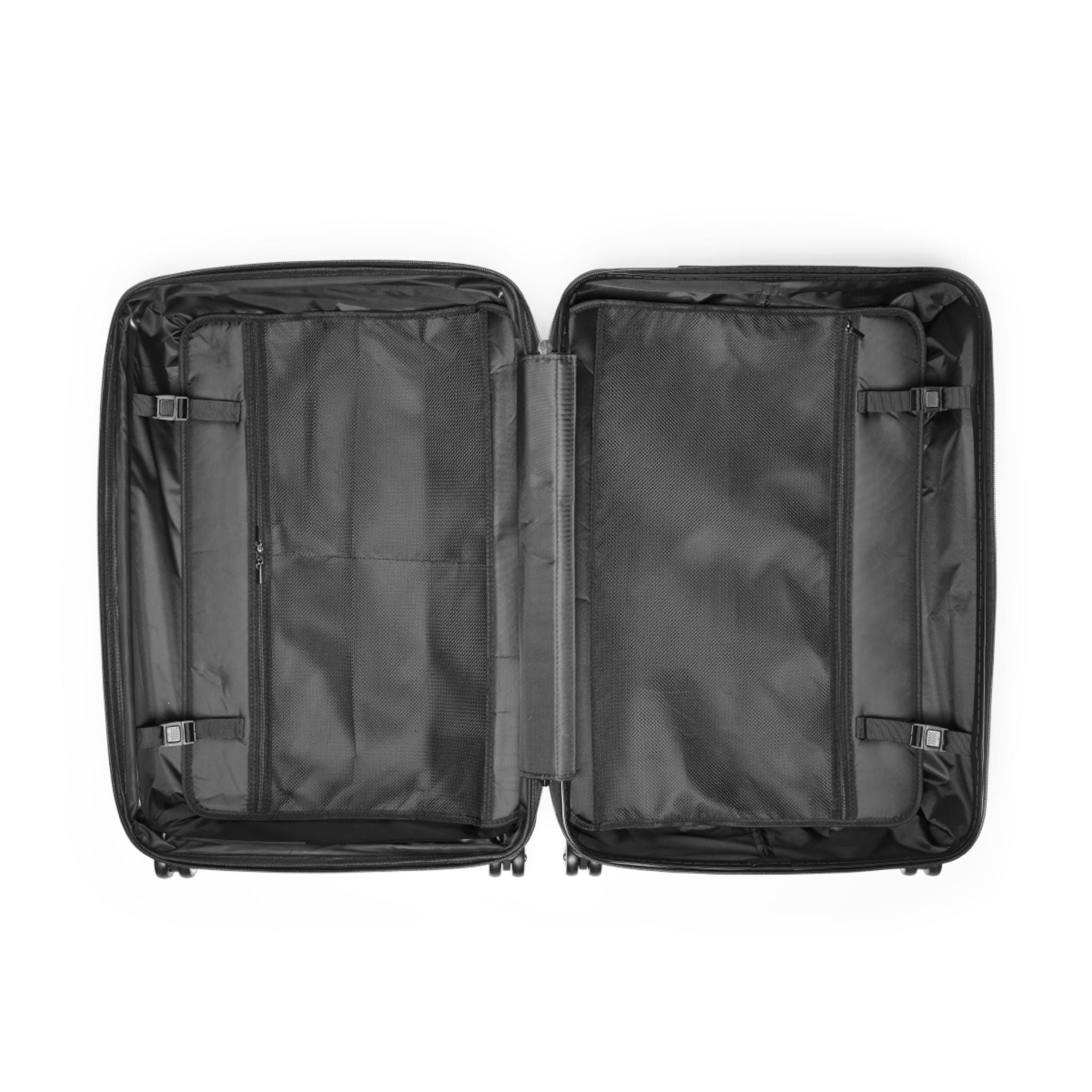 Umezawa Marsh Suitcase - Katsushika Hokusai Japanese Ukiyo-e Art Carry-On - Mount Fuji Edo Landscape Print Luggage Gift - Detailed view 6 showing the premium acrylic print quality and craftsmanship
