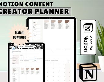 ONLYFANS Content Planner Notion Template: Income & Fan Tracker (Digital Download)