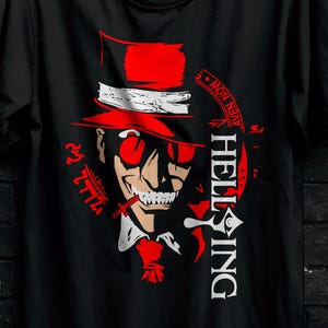 Alucard Hellsing Ultimate Cosplay Tshirt Gift,Gothic Hellsing Anime Hoodie,Schrödinger Sweater,Seras Victoria Shirt,Rip Van Winkle Appareal