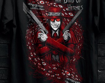 Gothic Alucard Hellsing Ultimate Cosplay Tshirt Gift,Seras Victoria Shirt,Schrödinger Sweater,Hellsing Anime Hoodie,Rip Van Winkle Appareal