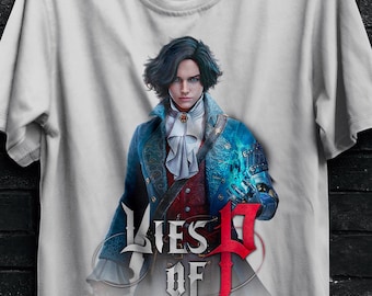 Lies Of P Cosplay T-Shirt Gift For Gamer,Gemini Lies Of P Mask For Mens,Bootleg Game For Man,Geppetto Lies Of P Merch,Lies Of P STL Appareal