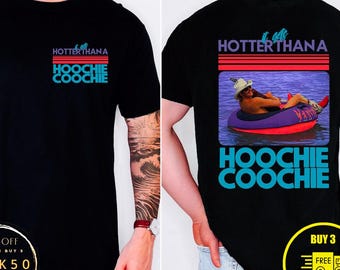 Hotter Than A Hoochie Coochie Gift Shirt For Man,90s Country Music Trendy Summer ,Music Lover Tee For Women,Summer Vacation Gifts Sweater