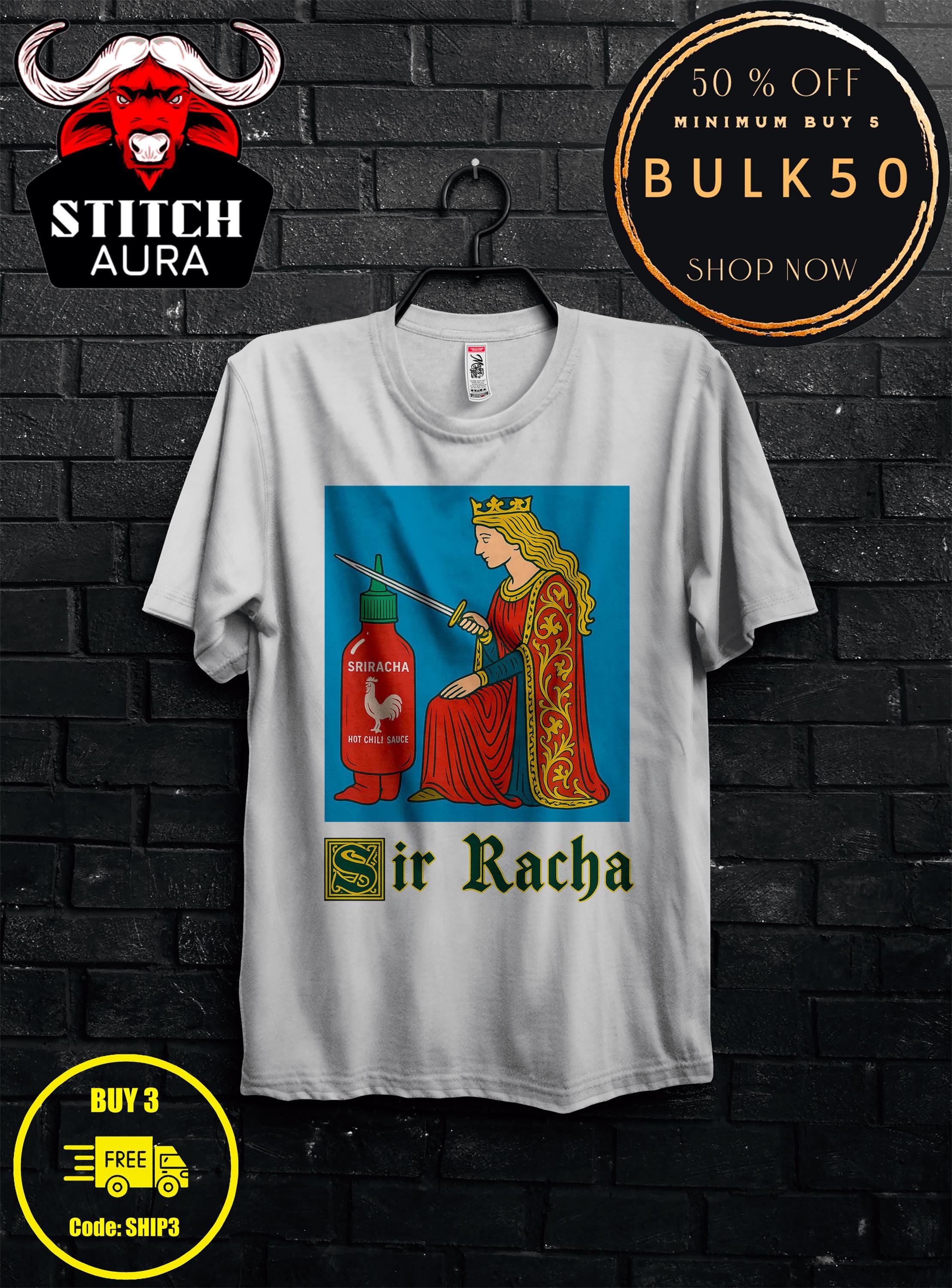 Sir racha Chili Sauce Lover srirach T-Shirt Maglietta per Uomo