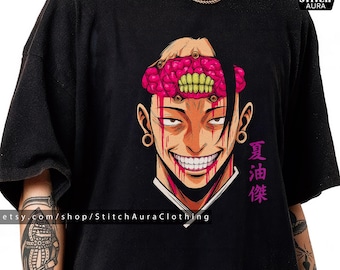 Choso Anime Shirt Gift,Megumi Fushiguro Tshirt,Ryomen Sukuna TShirt,Yuta Okkotsu Poster,Toji Fushiguro Tee,Gojo Satoru Cap For Nanami Kento