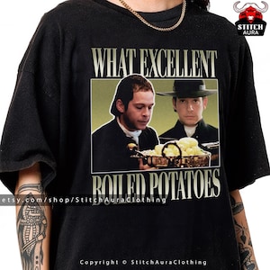 Grappig T-shirt met gekookte aardappelen, Fitzwilliam Darcy-shirt, Elizabeth Bennett-ringjurk, Bennett-pop, Jane Austen-hoodie, Pride and Prejudice-T-shirt
