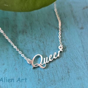 Queer Necklace, Queer Jewelry, LGTBQ Pride, Gay Birthday Gift, Subtle Gay Necklace, Gay Jewelry, Queer Pride Necklace, Pride Month, Lesbian