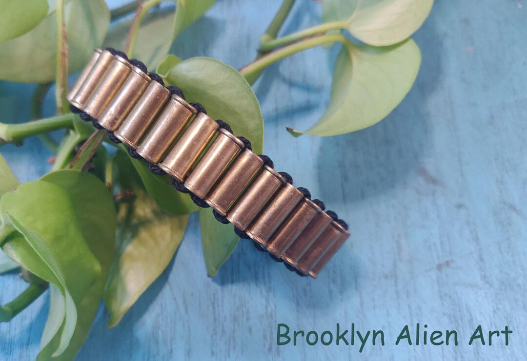 22 Bullet Shell Bracelet, Unique Jewelry, Gift for Wife, Gift for ...