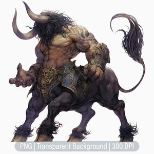 Evil Centaur Clipart, Horseman, Mythical Creatures, Monster PNG, Junk Journal, Scrapbooking, Printable Sublimation Graphics, Commercial Use