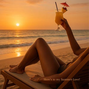 A Summer Love Notecards Set, Cards For The One You Love, Romantic Stationery, Personalized Love Cards