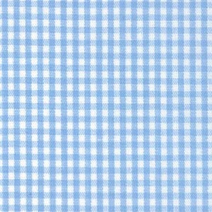 1/16" Blue Gingham Fabric by Fabric Finders