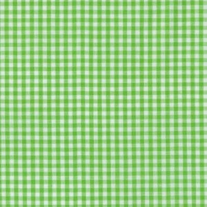 1/8" Lime Carolina Gingham Fabric by Robert Kaufman