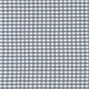 1/8" Silver Carolina Gingham Fabric by Robert Kaufman