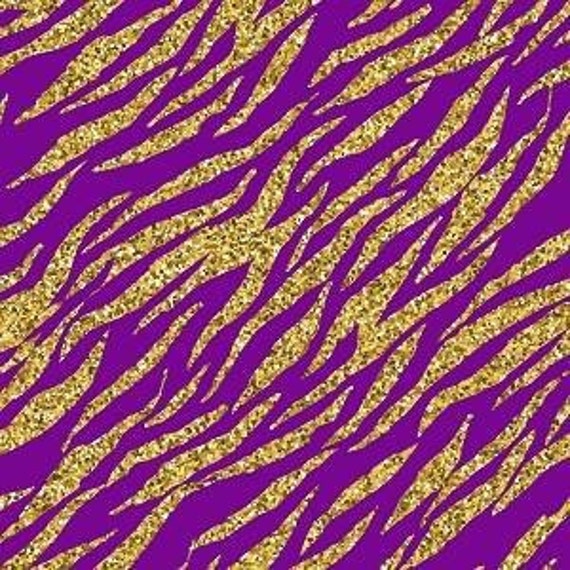 Purple and Gold Tiger Stripe Printed Vinyl | Etsy