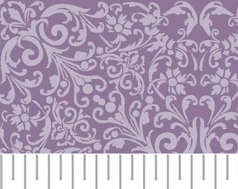 Purple Scroll # 2334 by Fabric Finders