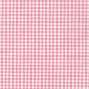 1/8" Pink Carolina Gingham Fabric by Robert Kaufman
