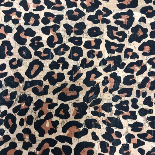 Cheetah Cork Fabric