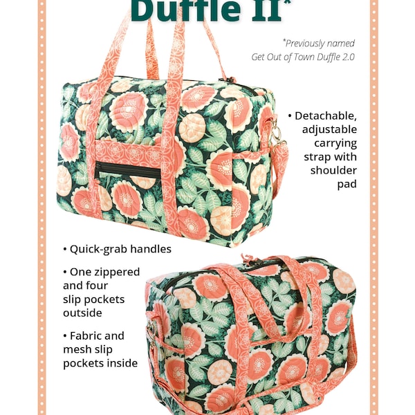 Get Out of Town Duffle II by Annie Pattern