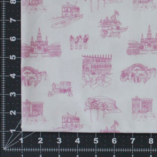 NOLA Toile Pink by Ellie Gaytor