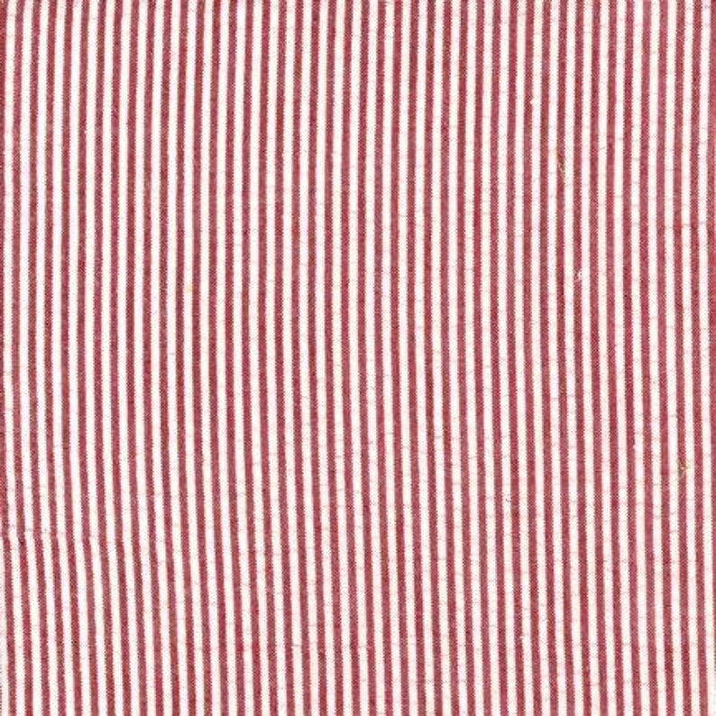 Crimson Seersucker Stripe Fabric by Robert Kaufman Etsy