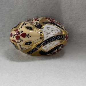 Royal Crown Derby “Country Mouse” Imari Paperweight
