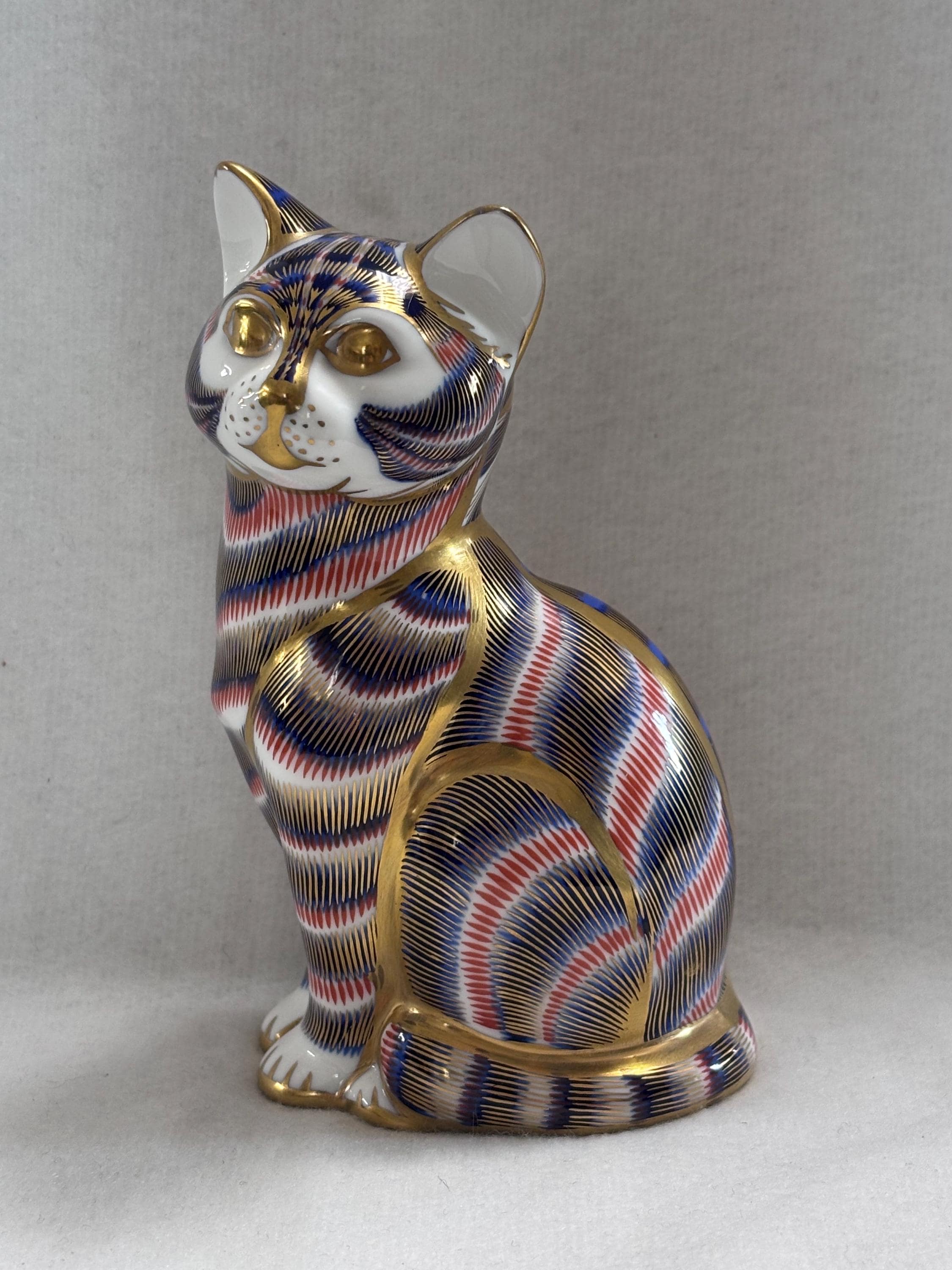 Crown Derby Cat - Etsy