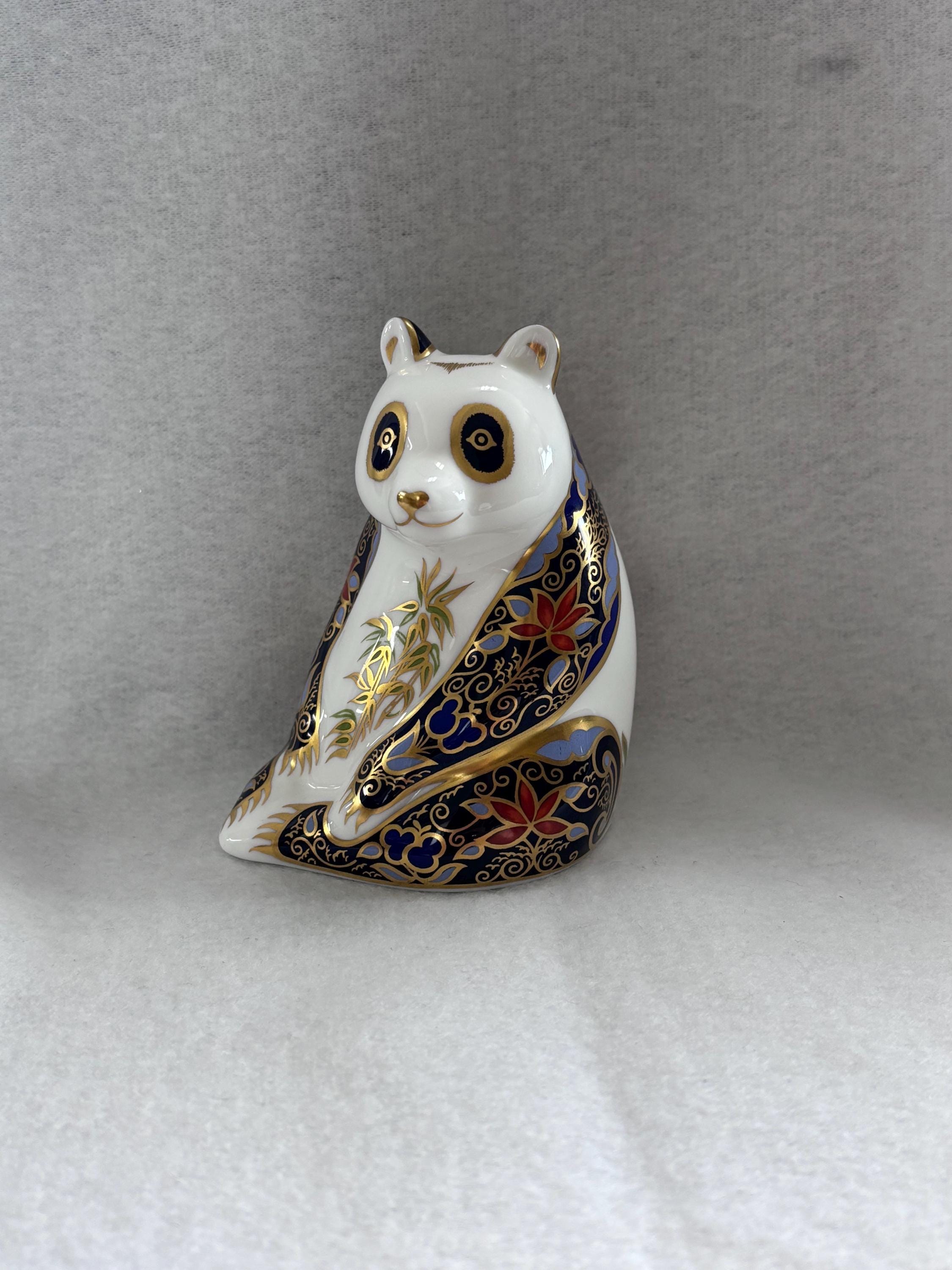 Gold Panda Figurine - Etsy Finland