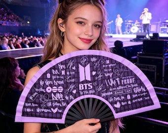 BTSワールドツアー折りたたみ扇子、アリランアクセサリー、2026年ワールドツアーファンへのギフト、コンサートファン、コンサート衣装、ARMYファンへのコンサートギフト
