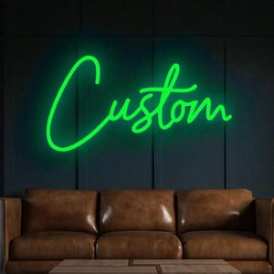 Custom Neon Sign: Personalized LED Light, Wedding & Home Decor