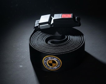 Crash Test Straps Instrument Strap - Heavy Duty Durable Upcycled Vegan Seatbelt Guitar Strap