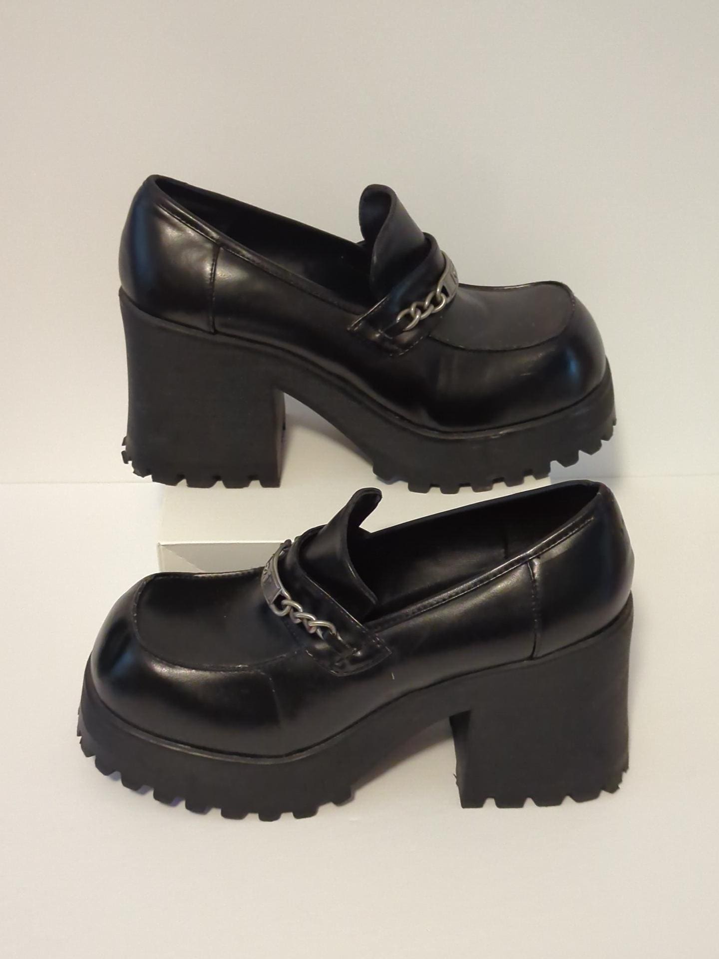 Platform 90's Loafers 90s Platform Oxford Shoe With Chunky