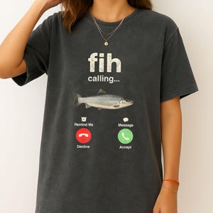 Fih Calling Me Womens Triblend Tee Fih Calling MeT-Shirt | Accept The Call To Fish | Let Go Fishing | Fishing Shirt For Every Family Members