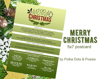 Merry Christmas Postcard